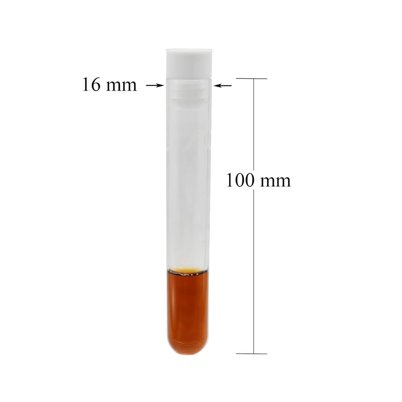 LSVERDE Store 50 Pcs Plastic Clear Test Tubes with Rack, 16 x 100mm Test Tube with Caps and 50 Holes Tubes Rack Set for Scientific Experiments Candy Beads Liquid Spice Seed Storage Party Decorations - Image 2